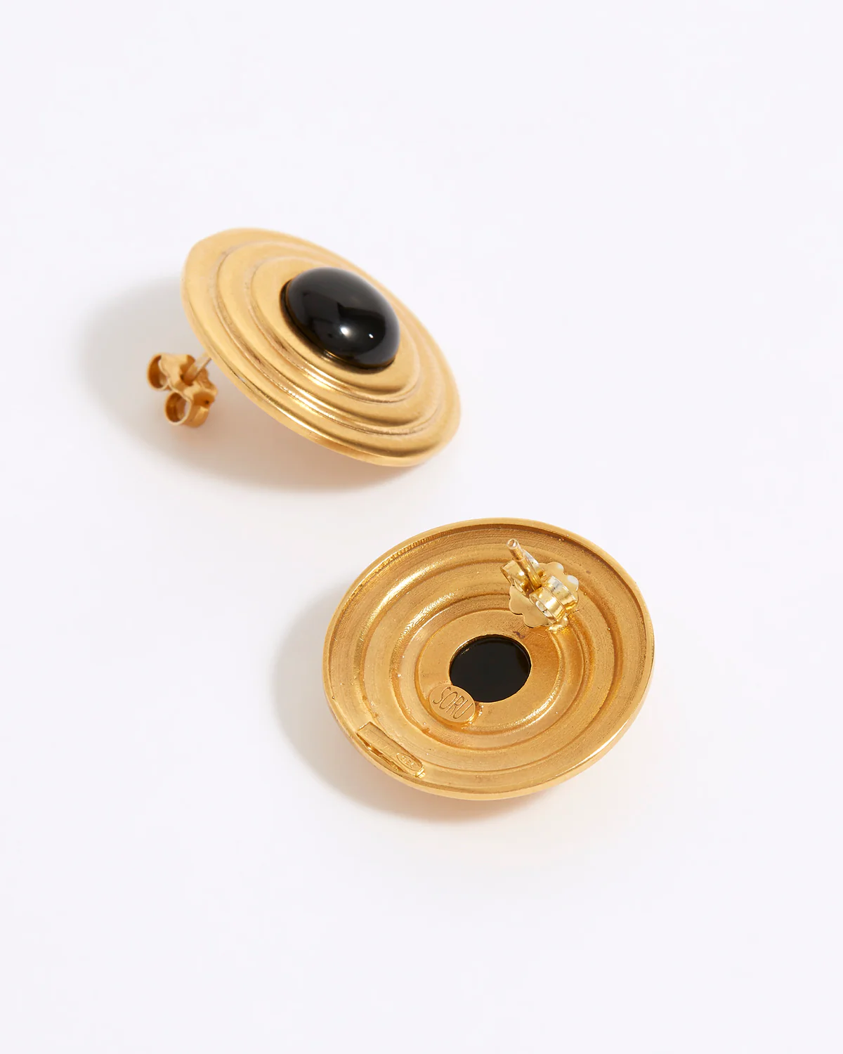 Roma Earrings, Gold